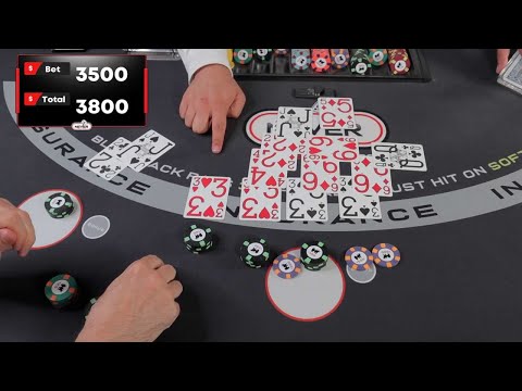 $15,600 Blackjack Win – Part 1 of ? – Check Out That Split