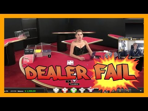 Live Blackjack dealer FAILS