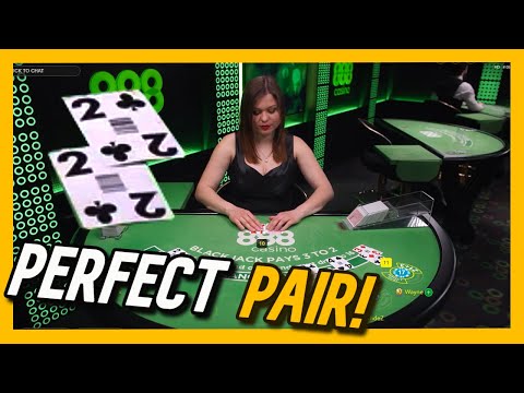 PERFECT PAIR WIN! ONLINE BLACKJACK WITH SIDE BETS! Part 1